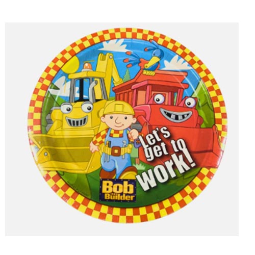 Bob The Builder Paper Plate